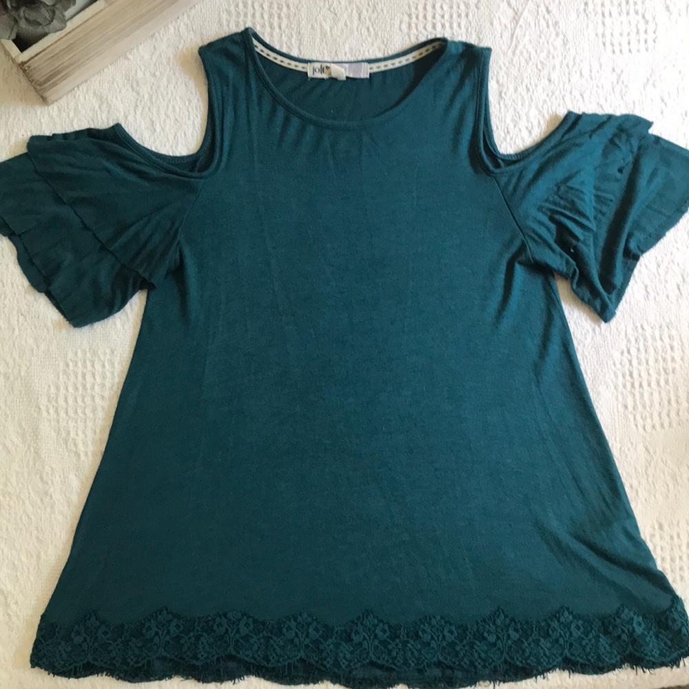 Jolt juniors XS cold shoulder top